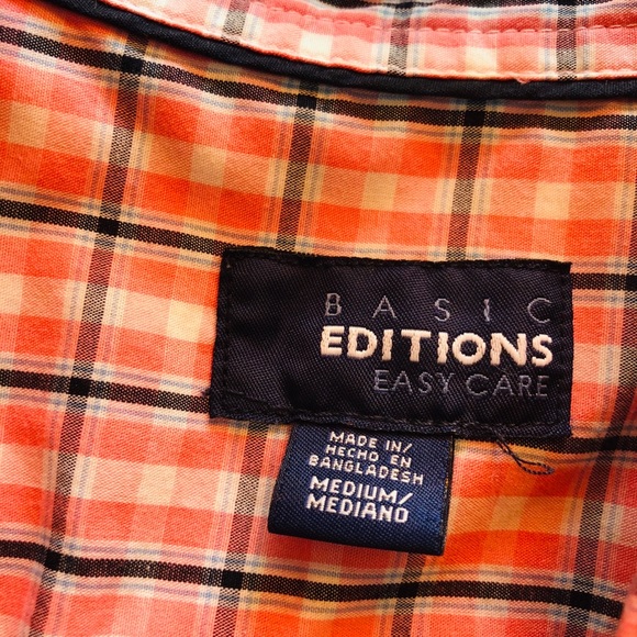 Basic Editions Button Down Tee - Picture 3 of 3